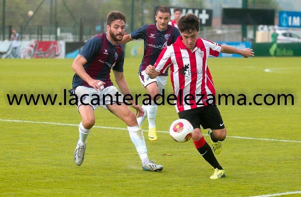 Unai López ante la SD Huesca en la temporada 2013/14 | Foto: Unai Zabaleta