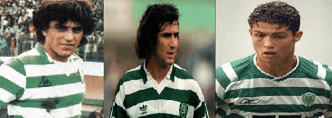 Futre, Figo y Cristiano Ronaldo se formaron en el Sporting CP