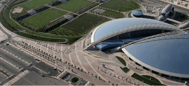 Complejo deportivo de la Academia Aspire en Doha