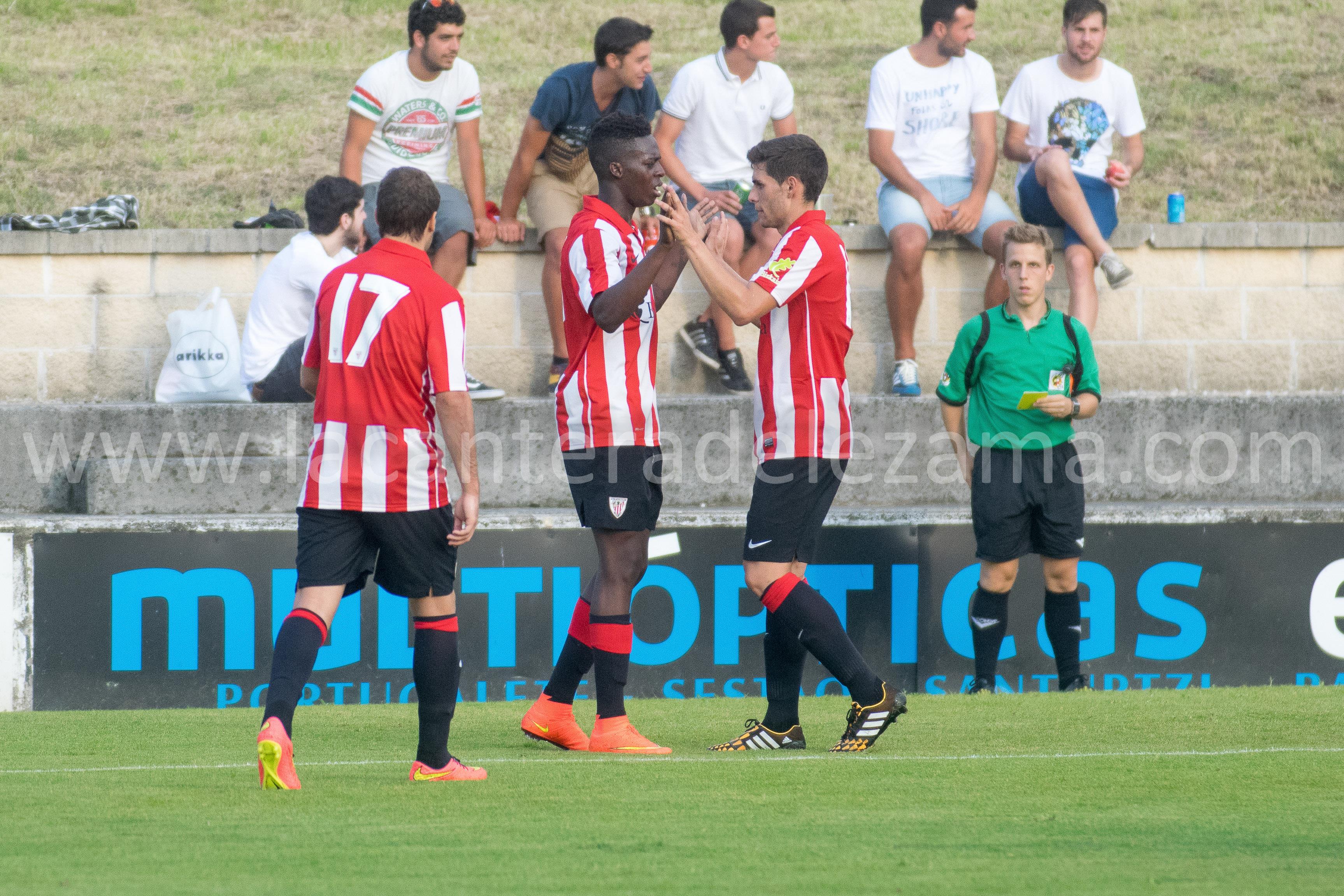 Celebración del segundo gol | Foto: Unai Zabaleta