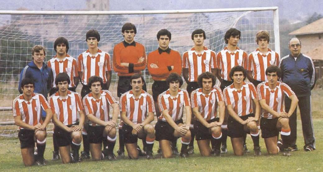 Bilbao Athletic en la temporada 1980/81 con Javier Clemente